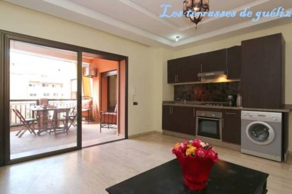 Ferienwohnung Les Terrasses De Gueliz Marrakesch Exterior foto